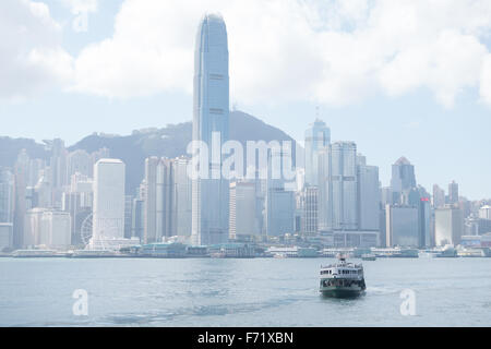 hong kong victoria harbour Stock Photo - Alamy
