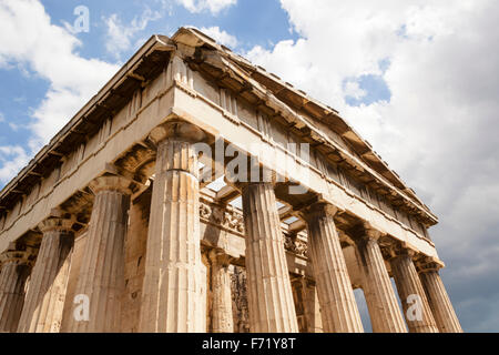 Temple of Hephaestus, Ancient Agora of Athens, Athens, Greece Stock Photo