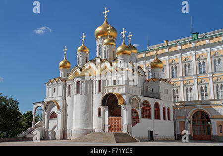 The Cathedral of the Annunciation in the Kremlin, Moscow, Russia. Stock Photo