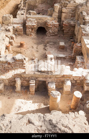 Archaeological site of a Roman bath, beside the National Gardens and Zappeion, Athens, Greece Stock Photo