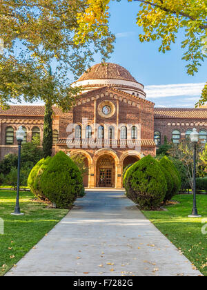 Front elevation of exterior entrance to Kendall Hall, California State University Chico, Chico, California. Stock Photo