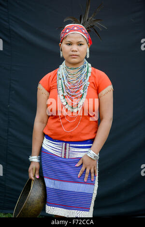 Woman standing, meghalaya, india, asia, mr#786 Stock Photo