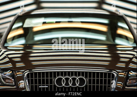 Production of Audi's A3 at the plant in Ingolstadt, Germany, 08 March 2010.  Audi present its 2009 balance sheet in a press conference the following  day, 09 March 2010. Photo: Stefan Puchner Stock Photo - Alamy
