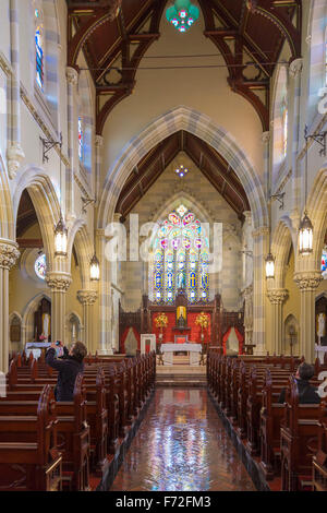 Newport, Rhode Island, U.S.A. St Mary’s Parish Church where President John F Kennedy and Jacqueline Lee Bouvier were married on Stock Photo