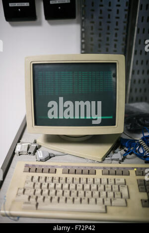 Retro computer Stock Photo