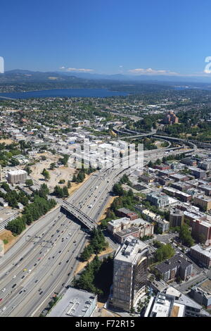 Seattle's Downtown from the Columbia Center, Seattle, Washington state ...