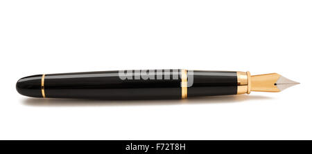 Fountain pen  isolated on white Stock Photo