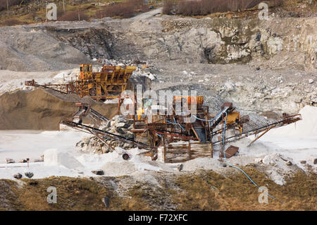 Skye Marble Quarry at Torrin on the Isle of Skye, Scotland, UK. Stock Photo