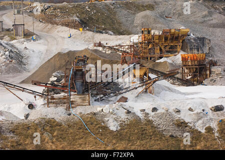 Skye Marble Quarry at Torrin on the Isle of Skye, Scotland, UK. Stock Photo