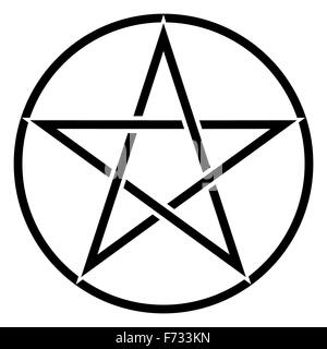 Pentagram Symbol Stock Photo