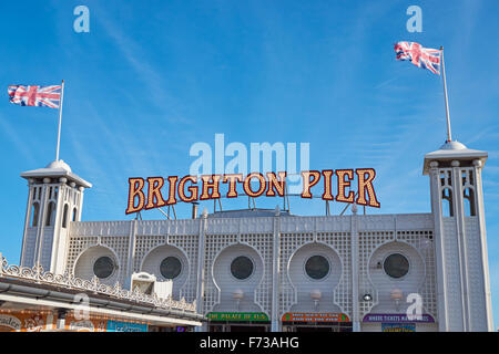The Brighton Pier, East Sussex England United Kingdom UK