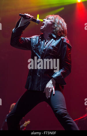 Paris, France. 24th Nov, 2015. German rock band 'Scorpions' with singer Joey Tempest give a concert in the sold-out Bercy hall in Paris, France, 24 November 2015. Photo: Nicolas Carvalho Ochoa/dpa/Alamy Live News Stock Photo