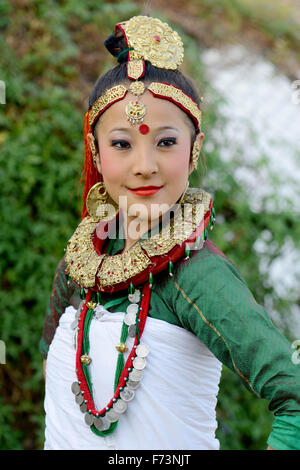 Tribal woman, sikkim, india, asia, mr#786 Stock Photo