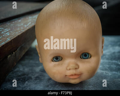 A baby dolls head Stock Photo - Alamy