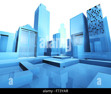 City blueprint Stock Photo