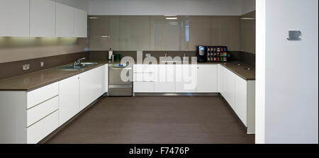 Kitchen facilities in Microsoft Research, Cambridge, England, UK Stock Photo