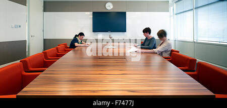 Conference room in Microsoft Campus, Thames Valley Park, Reading, England, UK Stock Photo