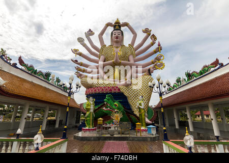 Big buddha with many arms Stock Photo