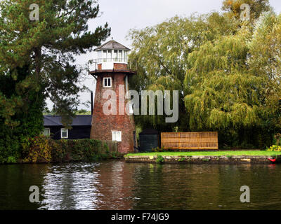Dydalls Drainage Mill on the River Bure near Horning Norfolk England Stock Photo