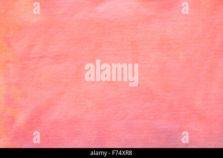 pink painted artistic canvas background texture Stock Photo