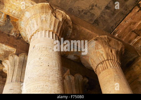 Egypt - Edfu, Temple of Horus Stock Photo