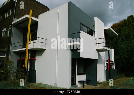 The Rietveld Schröder House in Utrecht, built in 1924 by Dutch architect Gerrit Rietveld Stock Photo