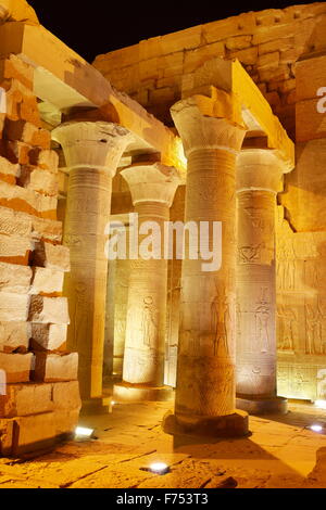 Egypt - Kom Ombo, Temple of Sobek Stock Photo