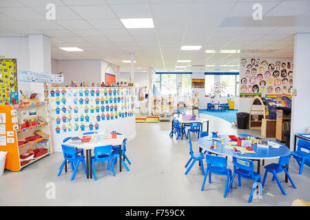 Opening of a new extension at Ashbury Meadow Primary School. Pictured inside the new classrooms   No children empty new clean cl Stock Photo