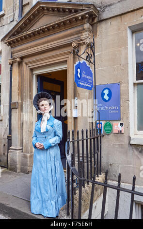 The Jane Austen Centre at 40 Gay Street in Bath, Somerset England United Kingdom UK Stock Photo