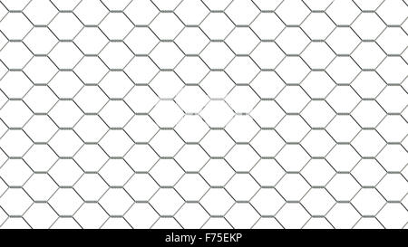 fencing mesh on white background, texture Stock Photo