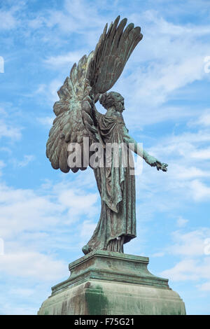 Statue of an angel in Parade Gardens in Bath, Somerset England United Kingdom UK Stock Photo