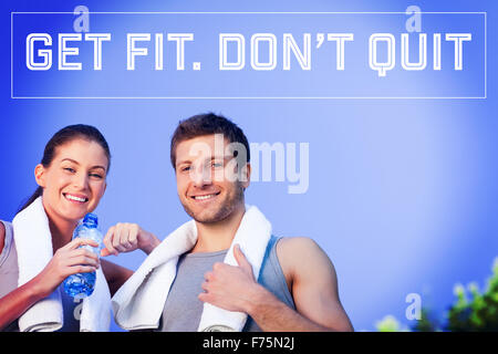 Composite image of motivational new years message Stock Photo