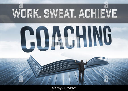 Composite image of motivational new years message Stock Photo