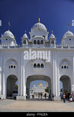 Sachkhand gurudwarasaheb gurudwara sahib, nanded, maharashtra, india, asia Stock Photo