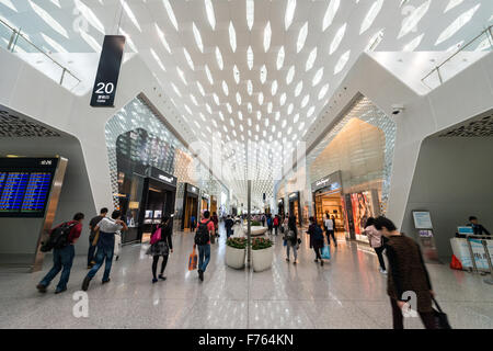 Shenzhen, China, November 1, 2015: Shenzhen Bao'an International Airport in Bao'an District, Shenzhen, Guangdong, China. Stock Photo