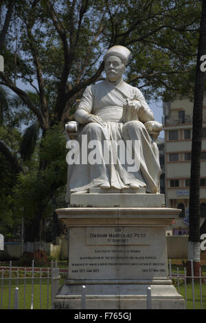 Statue of sir dinshaw maneckji petit, mumbai, maharashtra, india, asia Stock Photo