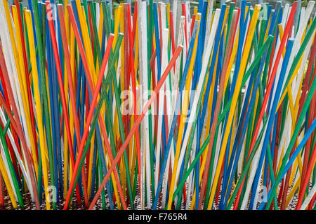 JOHANNESBURG, SOUTH AFRICA - Colorful sculpture at Apartheid Museum Stock Photo