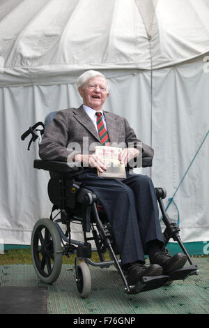 A portrait of Tommy Macpherson in Charlotte square during The Edinburgh Book Festival. This photo has been taken on 17/8/2011 Stock Photo