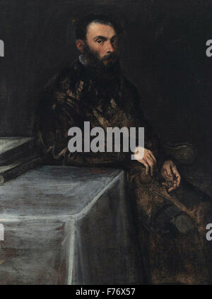 Jacopo Tintoretto - Portrait of a Man Stock Photo