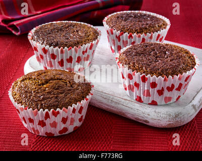 Oat bran muffins Stock Photo