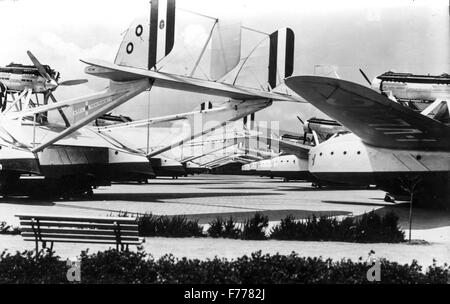 94 seaplanes "s 55" based on the basis of Orbetello,1933 Stock Photo
