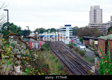 SOUTHAMPTON CENTRAL TRAIN STATION. Stock Photo