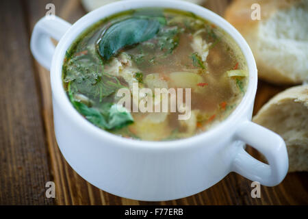 pickle soup Stock Photo