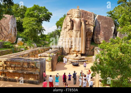 Sri Lanka - Anuradhapura, Buddha Aukana Statue, UNESCO World Heritage Site Stock Photo