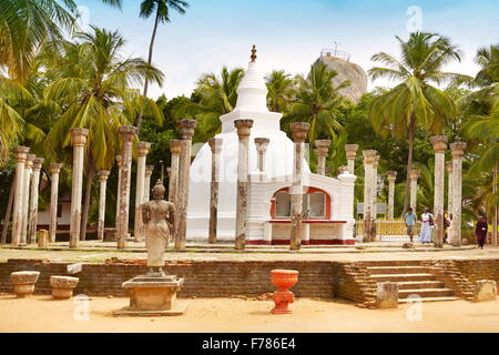 Sri Lanka - Mihintale Temple, Ambasthale Dagoba, UNESCO World Heritage Site Stock Photo