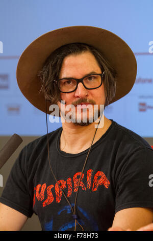 Turin, Italy. 26th Nov, 2015. Film director Corin Hardy presents his movie 'The Hallow' at Torino Film Festival. The Torino Film Festival (also called the Turin Film Festival, TFF) is an international film festival held annually in Turin, Italy. Held every November, it is the second largest film festival in Italy, following the Venice Film Festival. Credit:  Marco Destefanis/Pacific Press/Alamy Live News Stock Photo