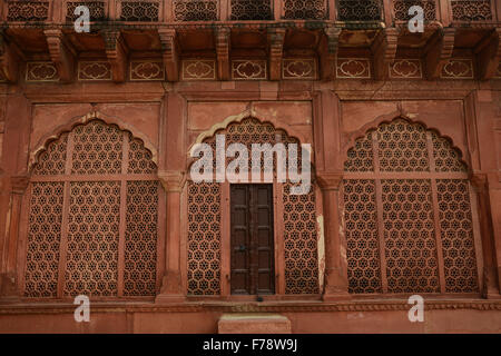 Window and Doorway at Taj Mahal,Agra,India Stock Photo