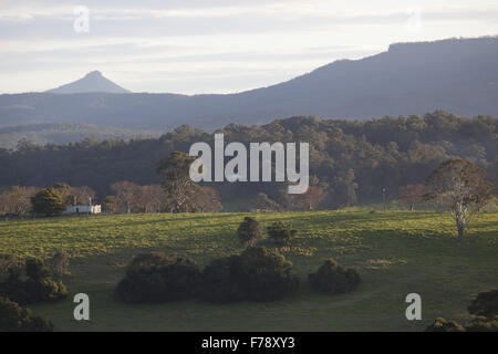 Pigeonhouse Mountain countryside Milton NSW Australia Stock Photo