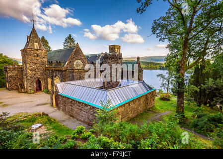St Conans Kirk located on the banks of Loch Awe, Argyll and Bute, Scotland Stock Photo