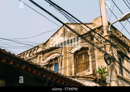 Beijing, China - The view of Hutong, the traditonal Chinese alleyway ...